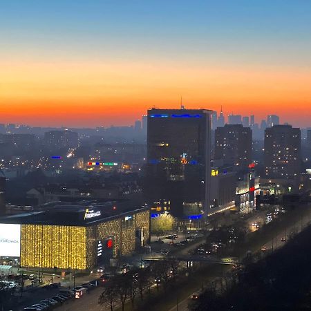 Apartament Skyscrapper Z Widokiem Na Panorame Warszawy 바르샤바 외부 사진