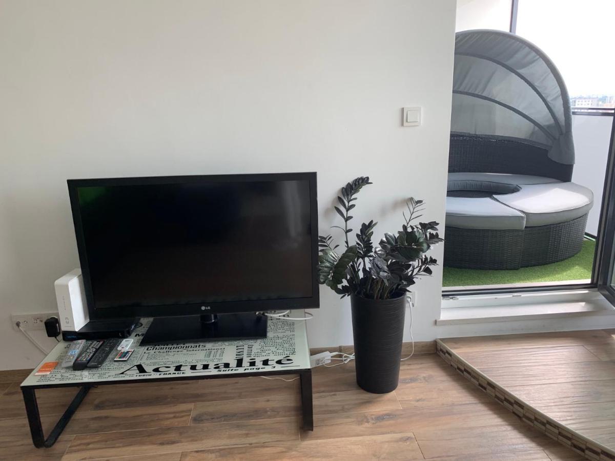 Apartament Skyscrapper Z Widokiem Na Panorame Warszawy 바르샤바 외부 사진