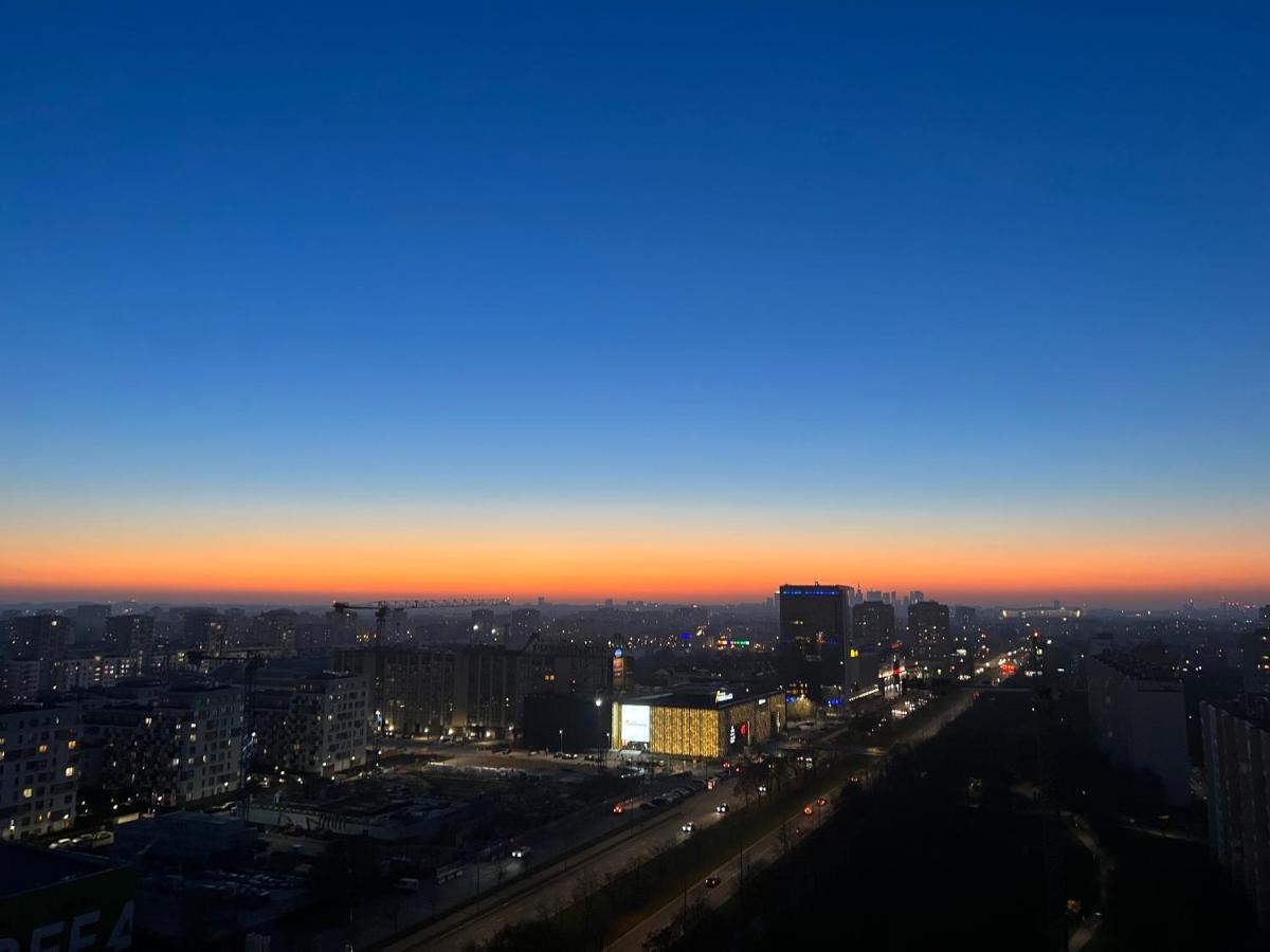 Apartament Skyscrapper Z Widokiem Na Panorame Warszawy 바르샤바 외부 사진